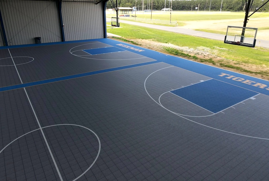 high school basketball courts