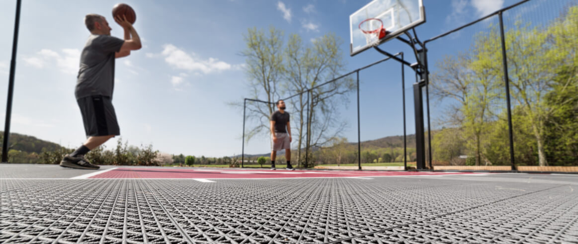 30x30 Basketball Half-Court Floor, Kit, Outdoor / Indoor