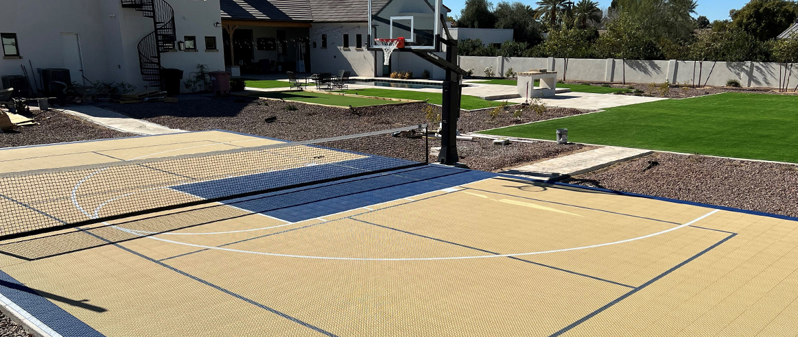VersaCourt  Easy-to-Install DIY Multi-Sport Half Courts