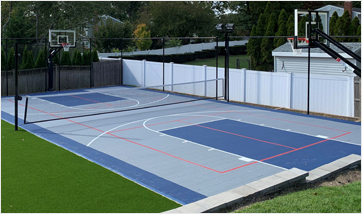 outdoor basketball court plan