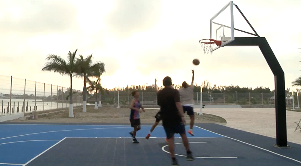 basketball court video