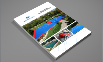 cover of VersaCourt court tile installation instructions booklet