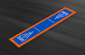 Shuffleboard Court Kit 10