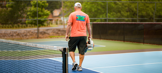 Cleaning with a Leaf Blower