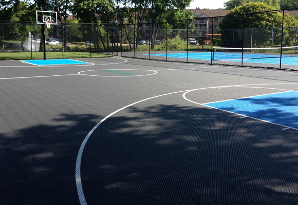 Backyard Sport Court Multi-Game, Outdoor Residential