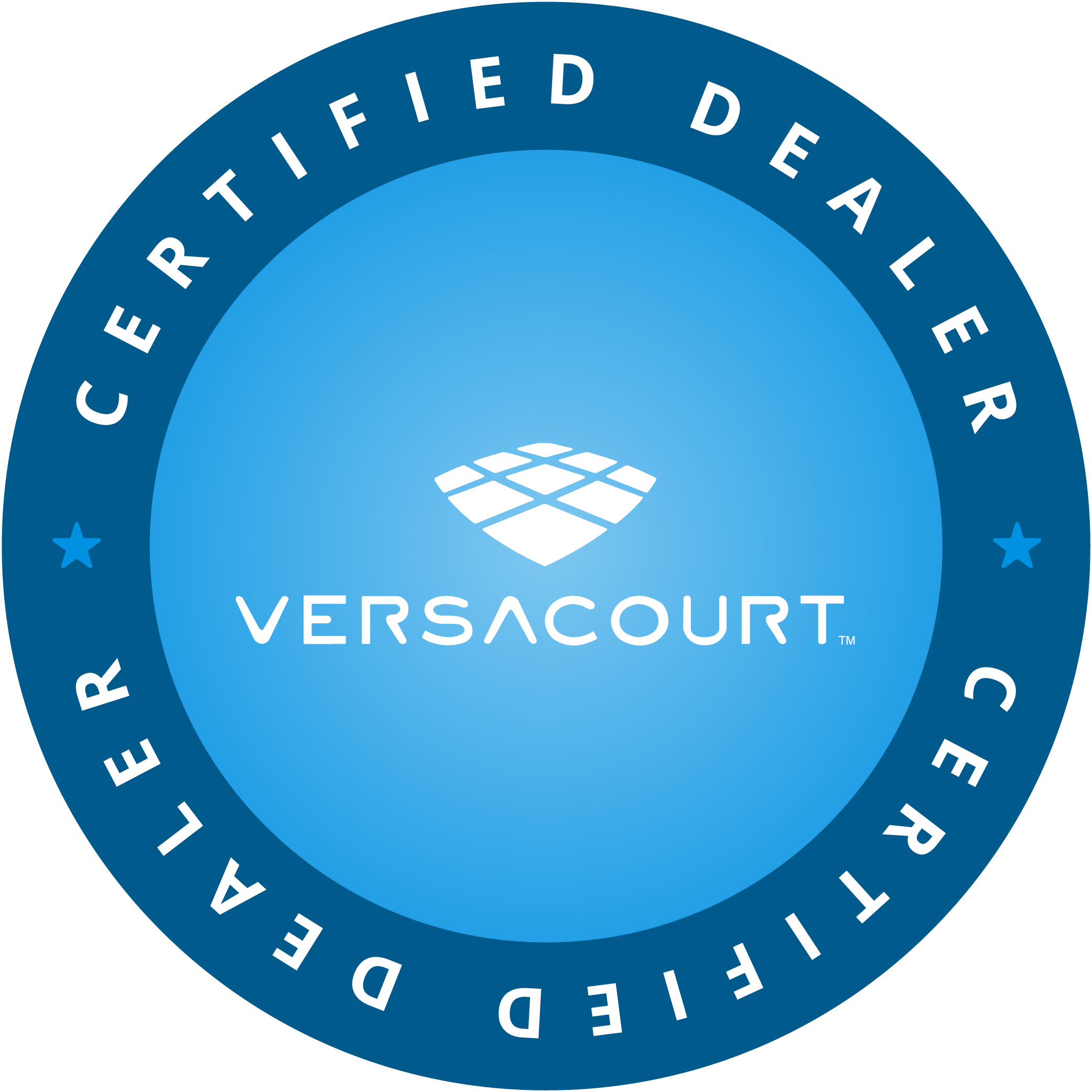 VersaCourt Dealer Badge