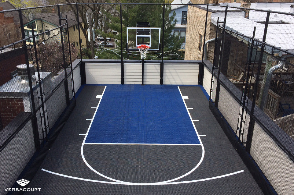 VersaCourt  Easy-to-Install DIY Basketball Court Kits