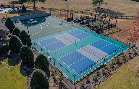 pickleball court tile