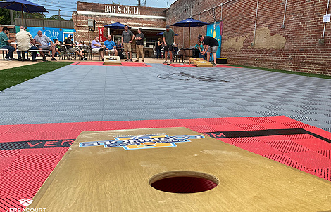 Cornhole Court at Restaurant