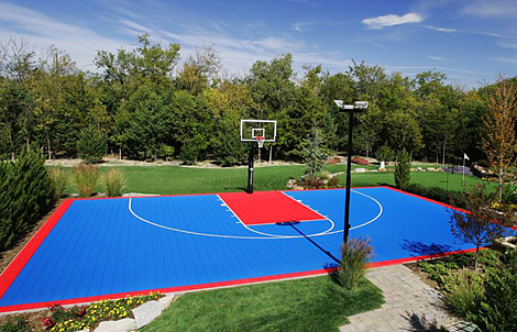 basketball half court dimensions in meters