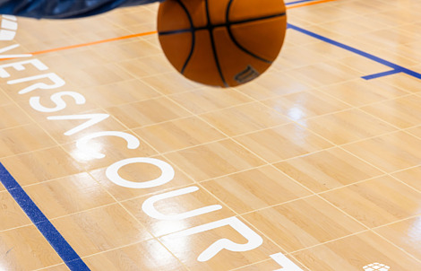 Indoor Wood Basketball Court Tile