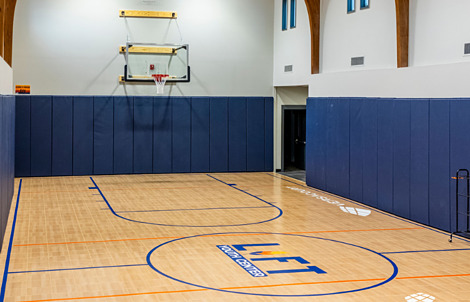 Indoor Wood Basketball Court Tile