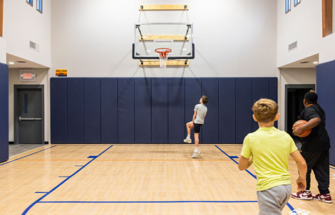 Indoor Wood Basketball Court Tile