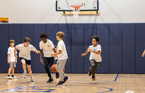 Indoor Wood Basketball Court Tile