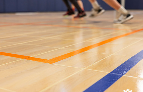 Indoor Wood Basketball Court Tile