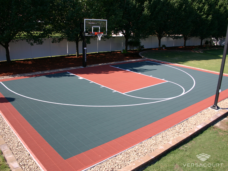 Half court store basketball size