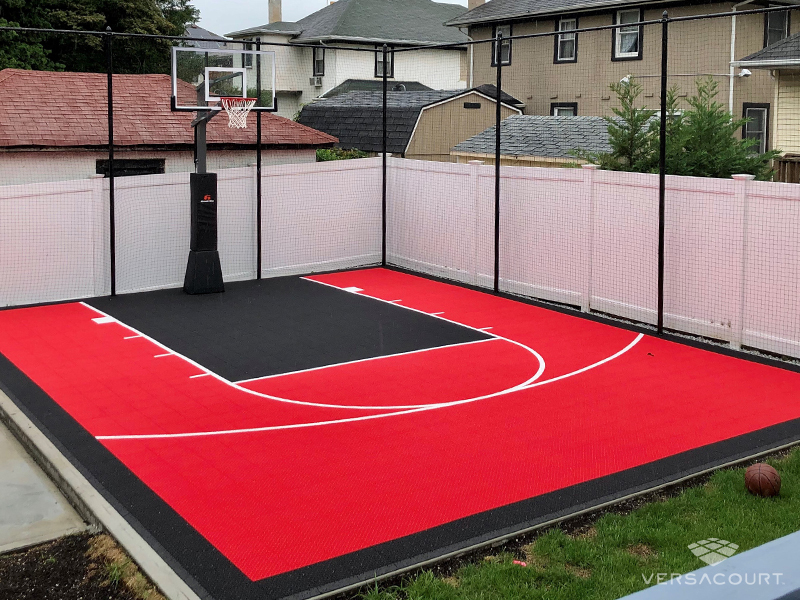 Small Backyard Basketball Court