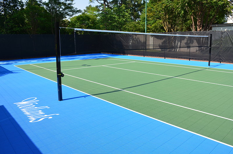 VersaCourt | Adjustable Net for Tennis, Volleyball Badminton